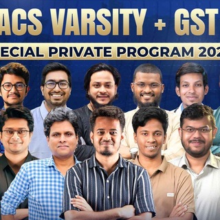 Telegram profile photo for ACS Varsity + GST Private Admission Batch - 2026