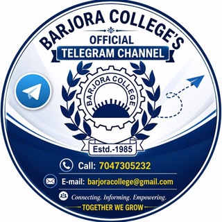 Telegram profile photo for Barjora College's Official Telegram Channel