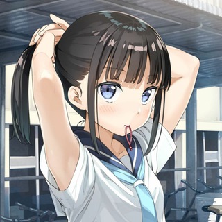 Telegram profile photo for Tying Her Hair Up