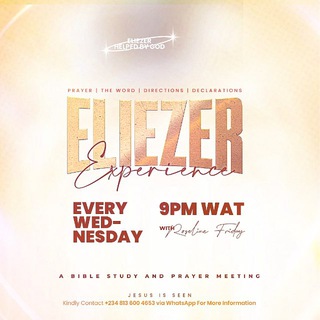 Telegram group profile photo for WELCOME TO ELIEZER