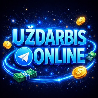 Telegram group profile photo for Uždarbis online 💻 | Pinigai online, projektai, pasyvios pajamos