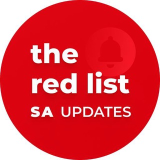 Telegram profile photo for The Red List SA • Updates