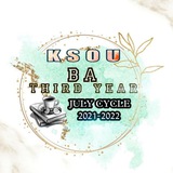 Telegram profile photo for KSOU BA THIRD YEAR