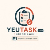 Telegram profile photo for Yeutask Chấm Com