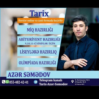 Telegram profile photo for Tarix Azər Səmədov ️️️️️️️