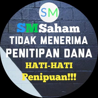 Telegram profile photo for SMSaham (Free) - TIDAK MENERIMA TITIPAN DANA APAPUN