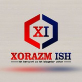 Telegram profile photo for XORAZM_ISH | Фикрлар