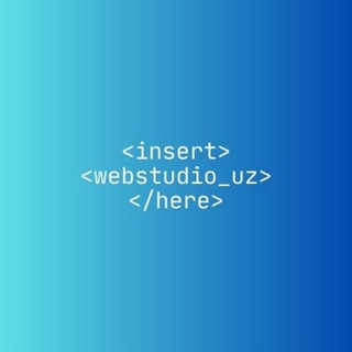 Telegram profile photo for Web Studio Uz