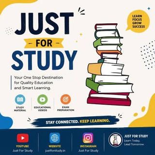 Telegram profile photo for ๐ฎ๐ณ Just for study ๐ฎ๐ณ
