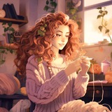 Telegram profile photo for درهنرکده حرفه ای بباف.بافتنی یک علم ویک صنعت است 🍎😍🌿