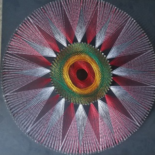 Telegram profile photo for Habesha string art