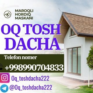 Telegram profile photo for OQ TOSH dachalar!