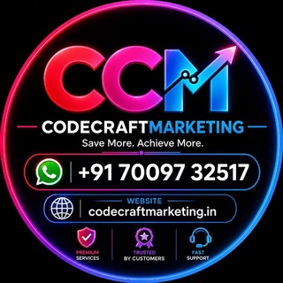 Telegram group profile photo for Code Craft Marketing ππ