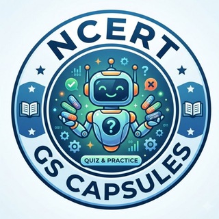 Telegram profile photo for NCERT GS Capsules Quizbot