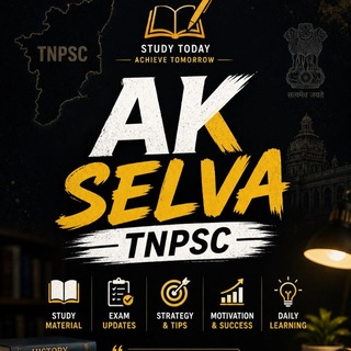 Telegram profile photo for ak_selva_tnpsc - polity