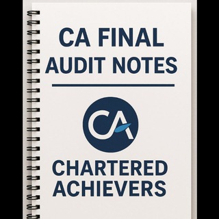 Telegram profile photo for CA FINAL AUDIT NOTES