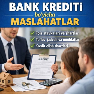 Telegram profile photo for Bank krediti bo'yicha maslahatlar