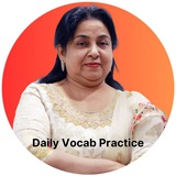 Telegram profile photo for Daily Vocab Practice by Neetu mam ⚡️
