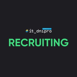 Telegram group profile photo for Recruiting Dnipro Community