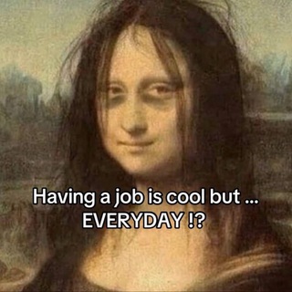 Telegram profile photo for jobless doomscrolling