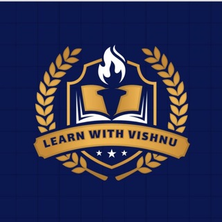 Telegram profile photo for LEARN WITH VISHNU (SSC & RRB)