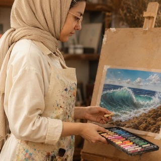 Telegram profile photo for آموزش نقاشی پاستل با لیا