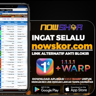 Telegram profile photo for NOWSKOR | NOBAR LIVE STREAM BOLA | EVENT FREEBET PREDIKSI PARLAY | LIVESCORE BOLA INDONESIA