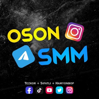 Telegram profile photo for OSON SMM NEWS๐