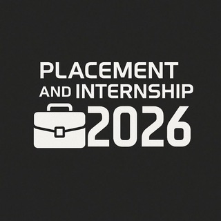 Telegram group profile photo for Placement & Internship 2026