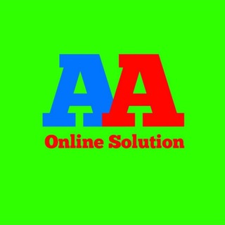 Telegram profile photo for A A ONLINE SOLUTION Official