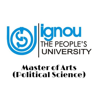 Telegram profile photo for IGNOU MPS Political Science