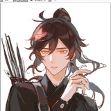 Telegram profile photo for info channel daily zhongli
