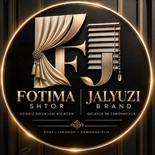 Telegram profile photo for Jalyuzi Brand | Fotima Shtor