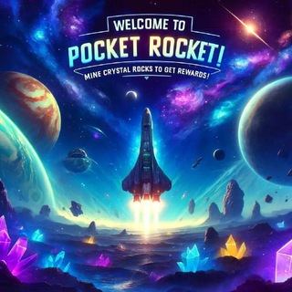 Telegram profile photo for combo Pocket Rocket Game and hamster