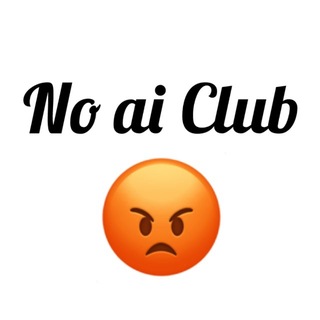 Telegram profile photo for No AI Club