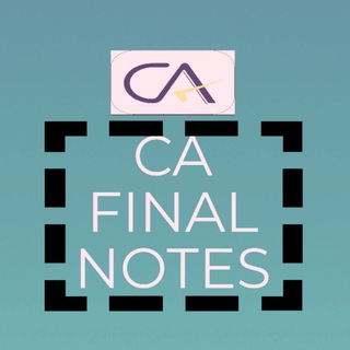 Telegram profile photo for CA FINAL NOTES