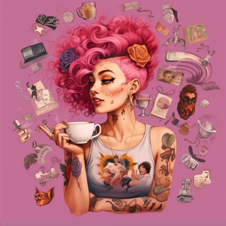 Telegram profile photo for Розовый эспрессо/ 18+