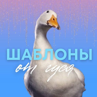 Telegram profile photo for Шаблоны от гуся | SMM | Контент | Монтаж | Мемы