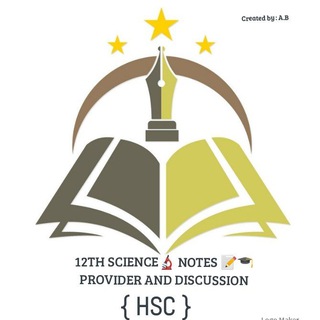 Telegram profile photo for 12th Science🔬Notes 📝provider