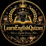 Telegram profile photo for ENGLISH QUIZ ✍️ STORE
