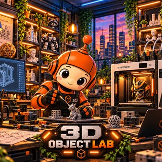 Telegram profile photo for 3D Object Lab | STL