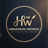 Telegram profile photo for Himanshu Words