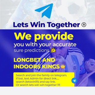 Telegram profile photo for Lets Win Together ยฎ๏ธ๐ฐโฝ๏ธ๐๐