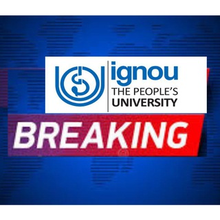 Telegram profile photo for IGNOU BREAKING