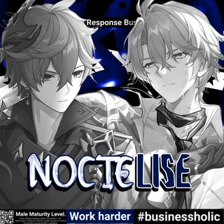 Telegram profile photo for NOCTELISE, promo di pinned :3