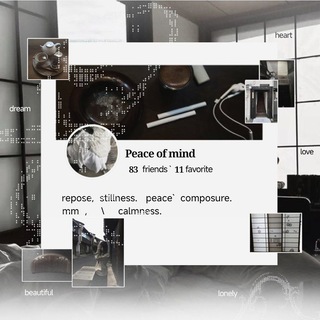 Telegram profile photo for — ( 安らぎ ) Д𝘆шᧉвное : Спꪮкойств𝘂е