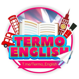 Telegram profile photo for Termo English | It's easy