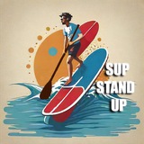Telegram profile photo for SUP сплавы по рекам SUP STAND UP