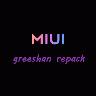 Telegram profile photo for MIUI Repack by greeshan