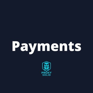 Telegram profile photo for Payments ProxySolid